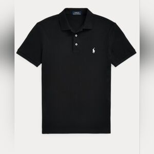 Polo by Ralph Lauren Men's Classic Black Polo Shirt w/White Pony-NEW!! Size: L